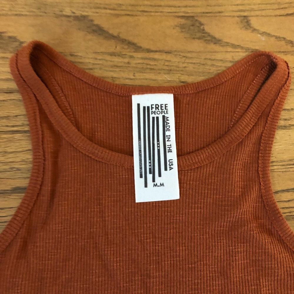 Free People Long Beach Ribbed Tank Size M - Picture 6 of 8